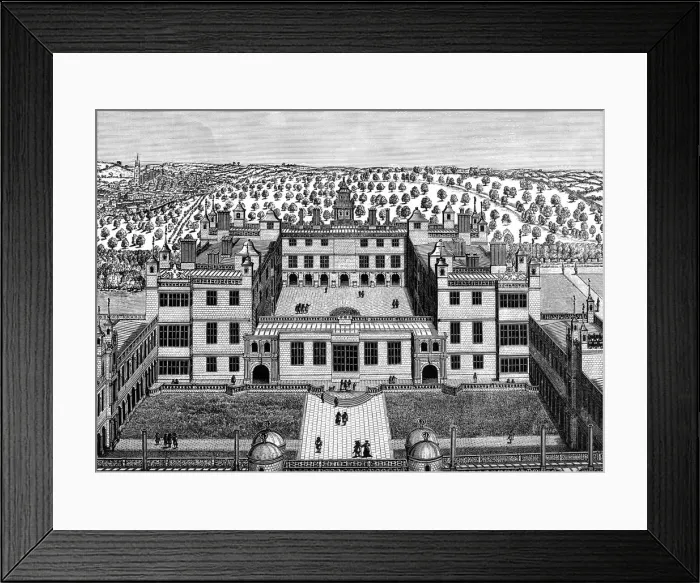 Framed Print : Audley End House, Saffron Walden, Essex, 1688, (1893)