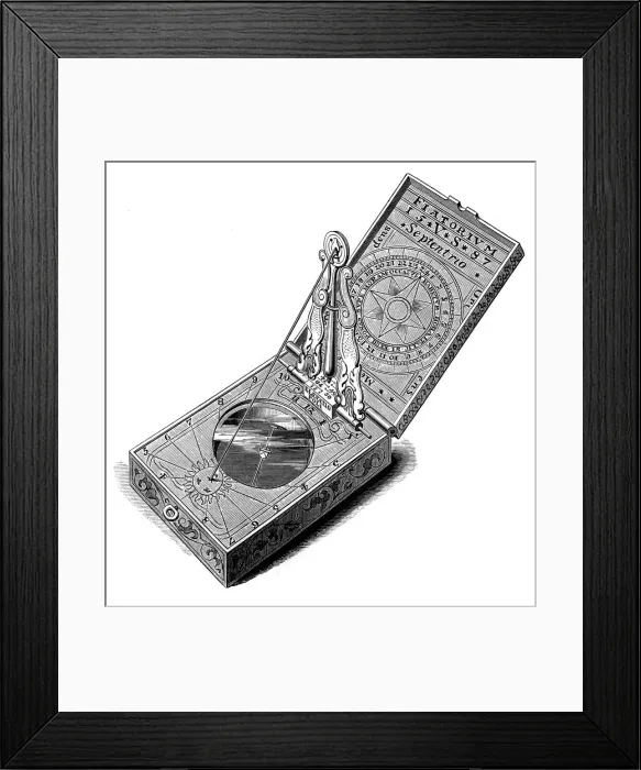 Framed Print : Journey-ring, or Viatorium, 1587 (1893) Framed Print : Journey-ring, or Viatorium, 1587 (1893)