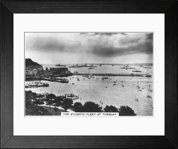 Framed Print : The Atlantic fleet at Torquay, 1936 Framed Print : The Atlantic fleet at Torquay, 1936