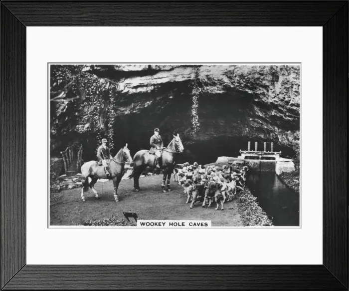Framed Print : Wookey Hole caves, 1936 Framed Print : Wookey Hole caves, 1936