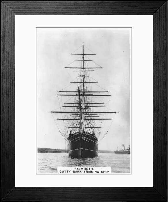 Framed Print : Cutty Sark, Falmouth, 1936 Framed Print : Cutty Sark, Falmouth, 1936