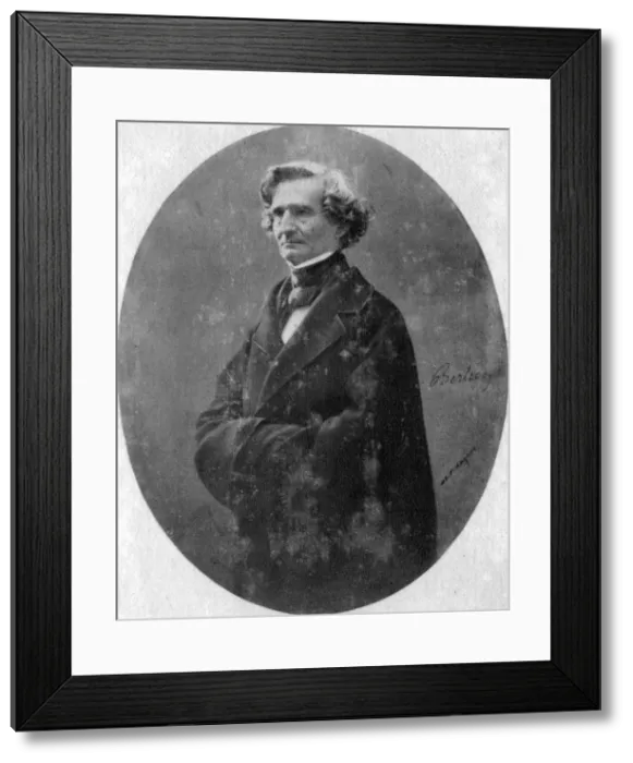 Framed Print : Hector Berlioz, French Romantic composer, c1845-1869 Framed Print : Hector Berlioz, French Romantic composer, c1845-1869