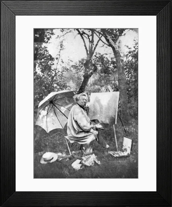 Framed Print : Jean Baptiste Camille Corot, French artist, c1845-1875 Framed Print : Jean Baptiste Camille Corot, French artist, c1845-1875