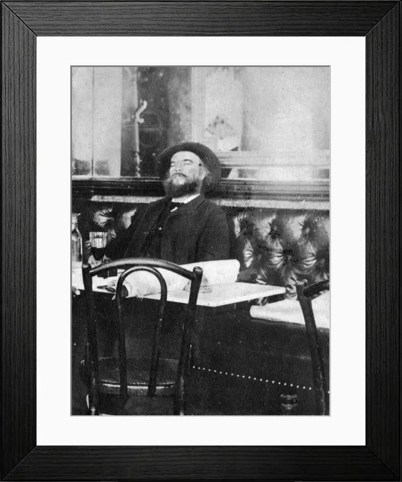 Framed Print : Paul Verlaine, French poet, 1891 Framed Print : Paul Verlaine, French poet, 1891