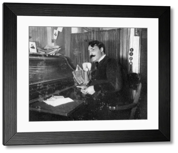 Framed Print : Theodore Botrel, French singer-songwriter, 1911 Framed Print : Theodore Botrel, French singer-songwriter, 1911