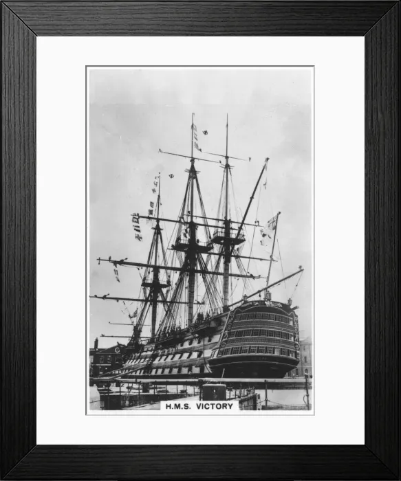 Framed Print : HMS Victory, Portsmouth, Hampshire, 1936 Framed Print : HMS Victory, Portsmouth, Hampshire, 1936