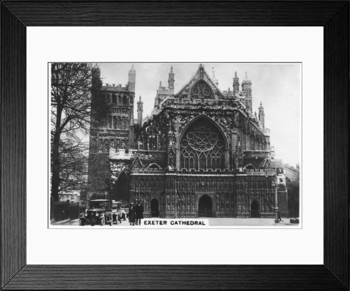 Framed Print : Exeter Cathedral, 1936 Framed Print : Exeter Cathedral, 1936