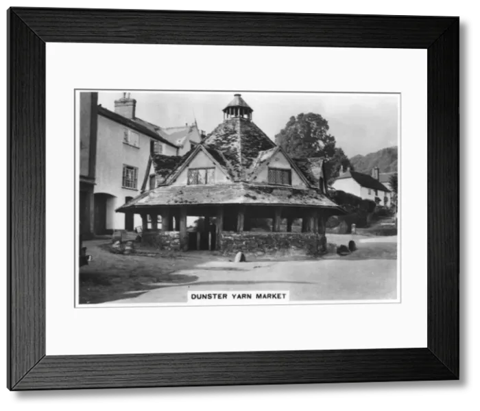 Framed Print : Dunster Yarn market, 1936 Framed Print : Dunster Yarn market, 1936