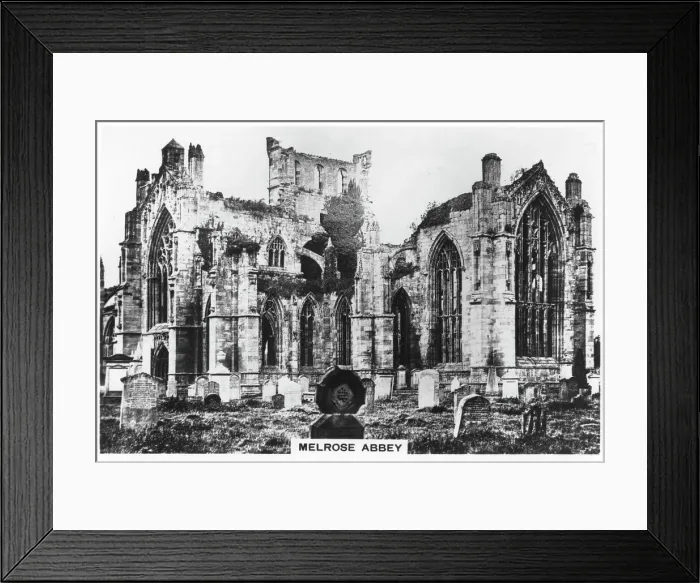 Framed Print : Melrose Abbey, Scotland, 1936 Framed Print : Melrose Abbey, Scotland, 1936