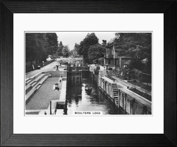 Framed Print : Boulters Lock, 1936 Framed Print : Boulters Lock, 1936