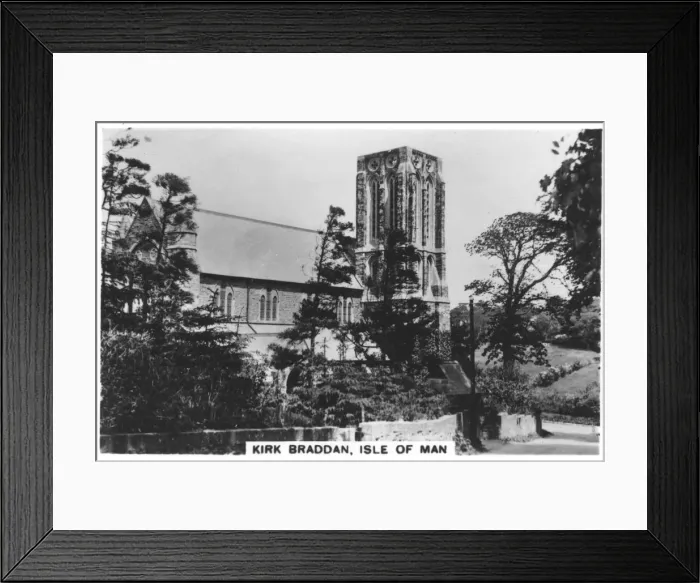 Framed Print : Kirk Braddan, Isle of Man, 1936 Framed Print : Kirk Braddan, Isle of Man, 1936