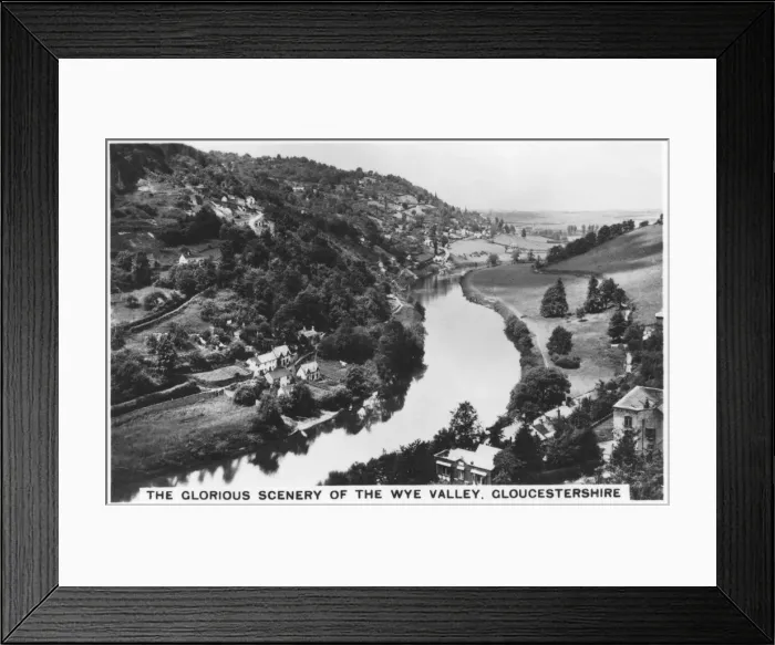Framed Print : Wye Valley, Gloucestershire, 1936 Framed Print : Wye Valley, Gloucestershire, 1936