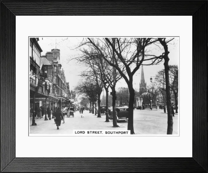 Framed Print : Lord Street, Southport, 1937 Framed Print : Lord Street, Southport, 1937
