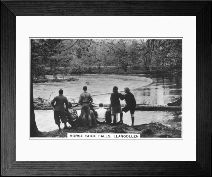 Framed Print : Horse Shoe Falls, Llangollen, 1937 Framed Print : Horse Shoe Falls, Llangollen, 1937