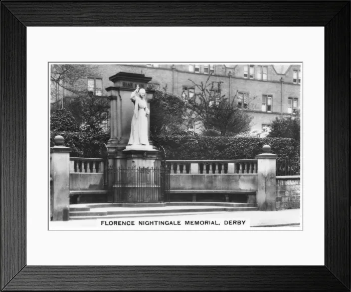 Framed Print : Florence Nightingale memorial, Derby, 1937 Framed Print : Florence Nightingale memorial, Derby, 1937