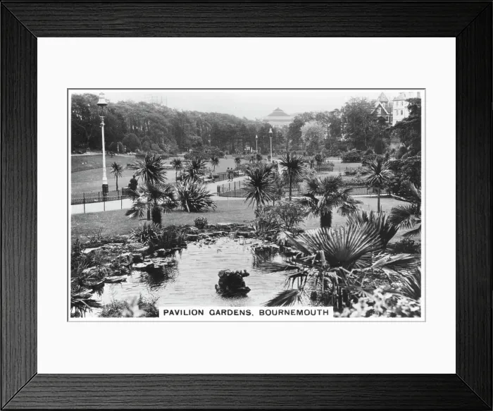 Framed Print : Pavilion Gardens, Bournemouth, Dorset, 1937 Framed Print : Pavilion Gardens, Bournemouth, Dorset, 1937