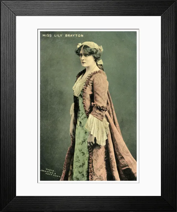Framed Print : Lily Brayton, British actress, c1900-1919. Artist: Johnston & Hoffman Framed Print : Lily Brayton, British actress, c1900-1919. Artist: Johnston & Hoffman