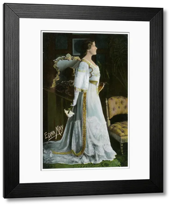 Framed Print : Edna May, American actress and singer, c1900-1919 Framed Print : Edna May, American actress and singer, c1900-1919