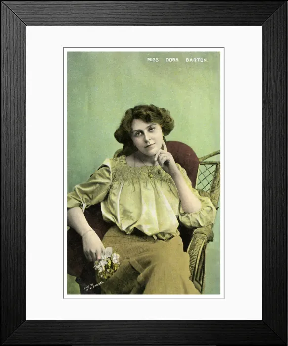 Framed Print : Dora Barton, British actress, c1905-1919. Artist: RW Thomas Framed Print : Dora Barton, British actress, c1905-1919. Artist: RW Thomas