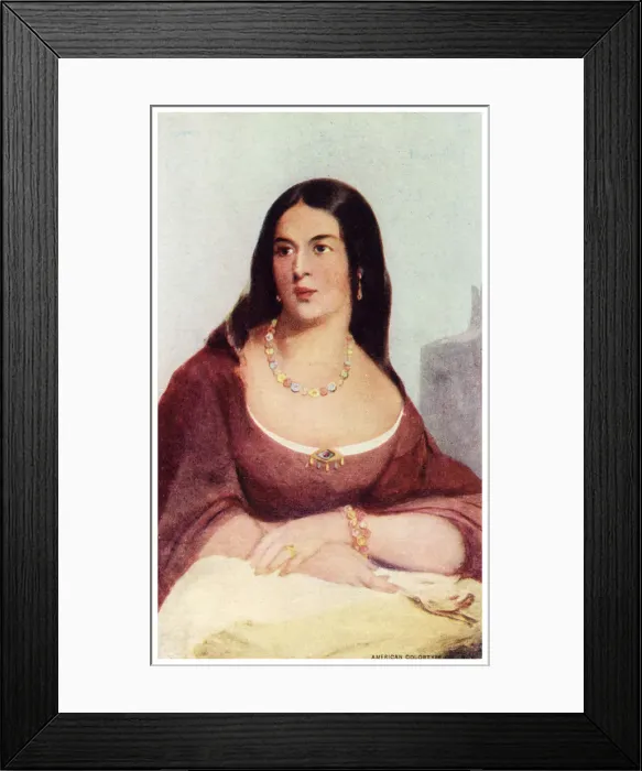 Framed Print : Pocahontas Framed Print : Pocahontas