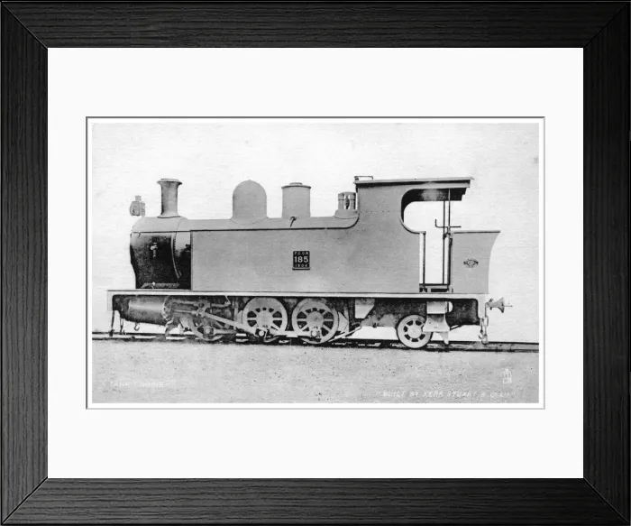 Framed Print : Tank engine, steam locomotive built by Kerr, Stuart and Co, early 20th century. Artist: Raphael Tuck Framed Print : Tank engine, steam locomotive built by Kerr, Stuart and Co, early 20th century. Artist: Raphael Tuck