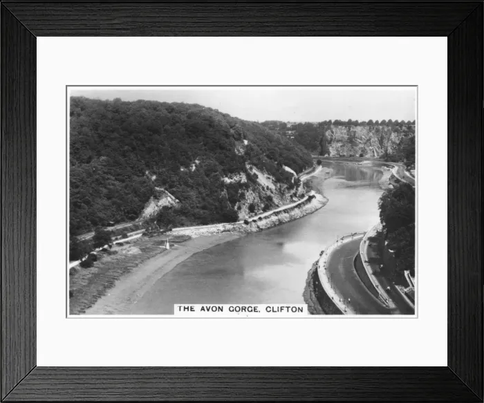 Framed Print : The Avon Gorge, Clifton, Bristol, 1937 Framed Print : The Avon Gorge, Clifton, Bristol, 1937