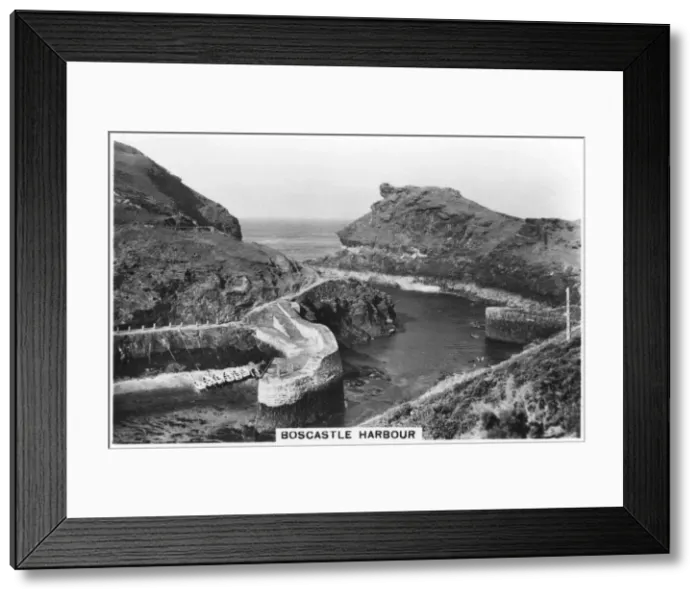 Framed Print : Boscastle Harbour, Cornwall, 1937 Framed Print : Boscastle Harbour, Cornwall, 1937