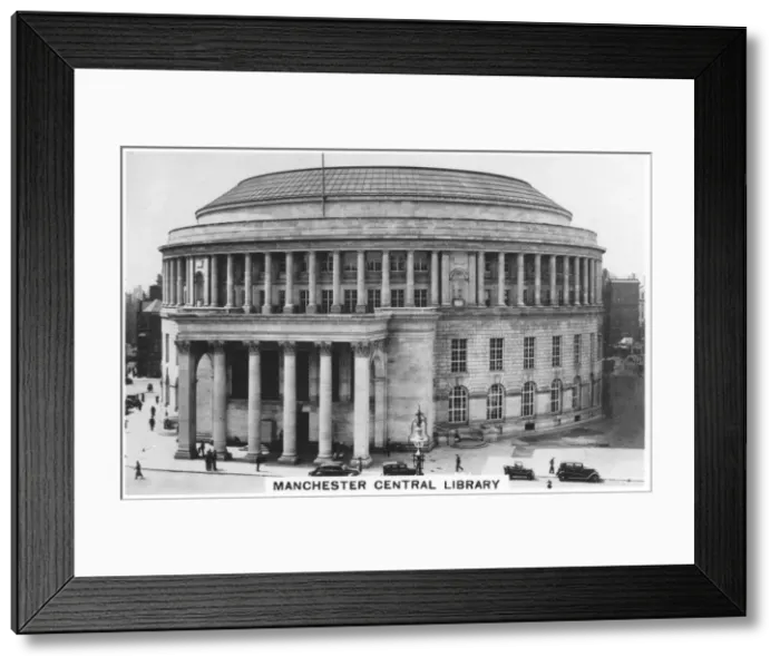 Framed Print : Manchester Central Library, 1937 Framed Print : Manchester Central Library, 1937