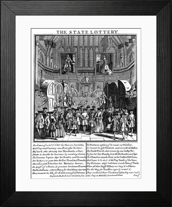 Framed Print : State Lottery, 1739 (1894) Framed Print : State Lottery, 1739 (1894)