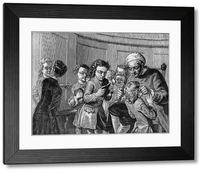 Framed Print : School, early 18th century (1894) Framed Print : School, early 18th century (1894)