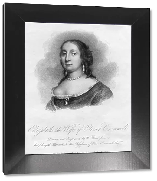 Elizabeth, wife of Oliver Cromwell, (1820). Artist: W Bond
