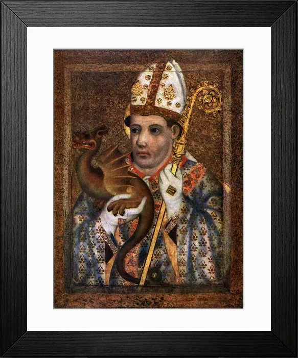 Framed Print : St Hilary, 1365-1367 (1955). Artist: Master Theodoric