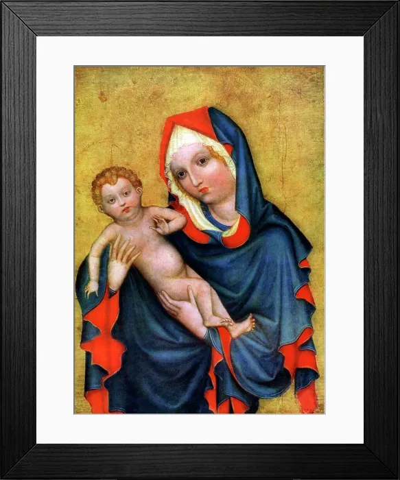 Framed Print : Madonna of Zlata Koruna, c1410 (1955) Framed Print : Madonna of Zlata Koruna, c1410 (1955)