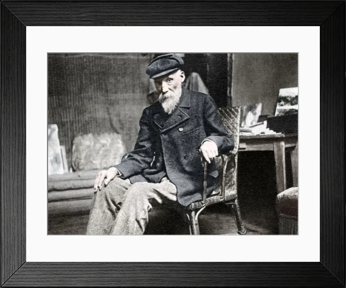 Framed Print : Pierre-Auguste Renoir, French artist, 1917 Framed Print : Pierre-Auguste Renoir, French artist, 1917
