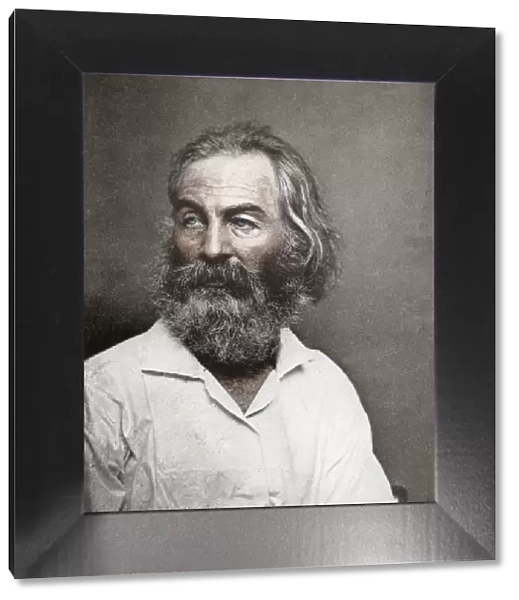 Walt Whitman, American poet, c1880s. Artist: Mathew Brady