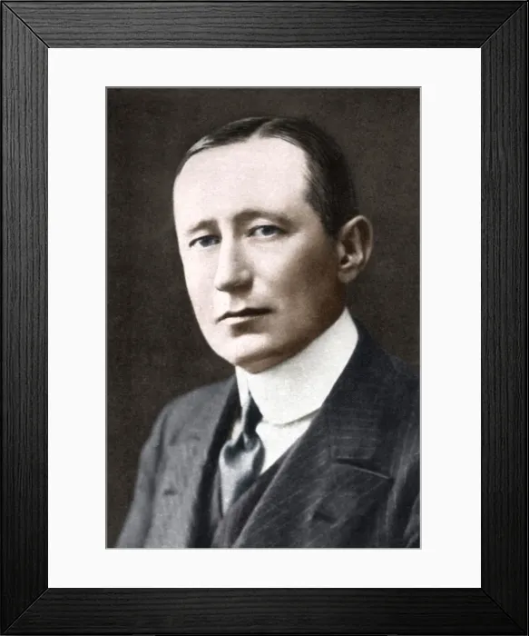 Framed Print : Guglielmo Marconi, Italian physicist and inventor, 1926 Framed Print : Guglielmo Marconi, Italian physicist and inventor, 1926