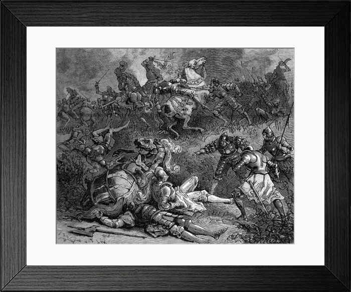 Framed Print : Francis I of France besieging Pavia, Italy, 28th October 1524 (1882-1884). Artist: Frederic Lix Framed Print : Francis I of France besieging Pavia, Italy, 28th October 1524 (1882-1884). Artist: Frederic Lix
