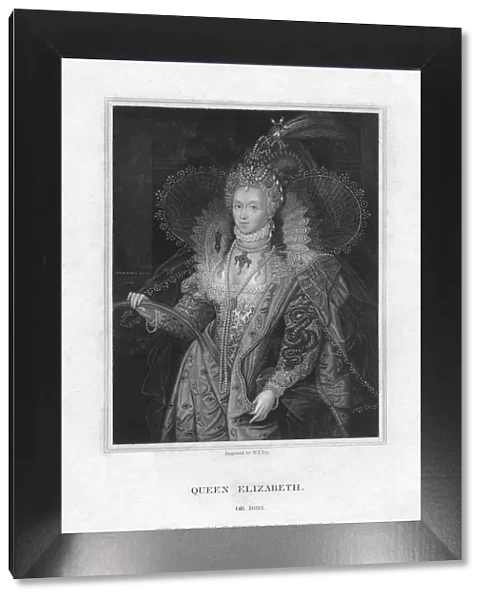 Elizabeth I, Queen of England, (1832). Artist: William Thomas Fry