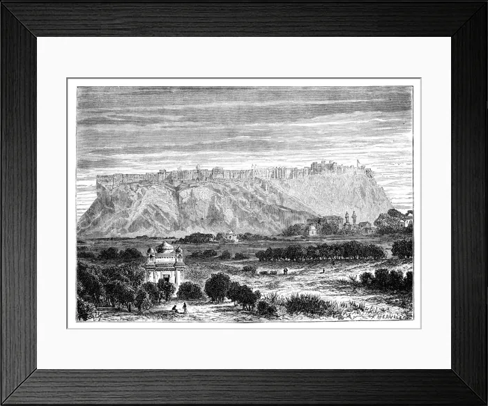 Framed Print : The Fortress of Gwalior Framed Print : The Fortress of Gwalior