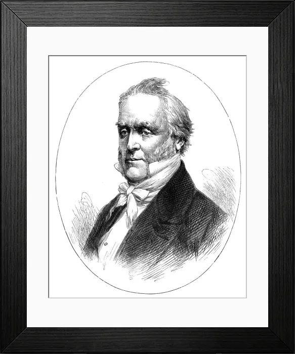 Framed Print : President James Buchanan (1791-1868), 15th president of the United States Framed Print : President James Buchanan (1791-1868), 15th president of the United States