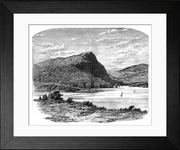 Framed Print : The Eagles Nest, Killarney, Ireland. Artist: H Gibbs Framed Print : The Eagles Nest, Killarney, Ireland. Artist: H Gibbs