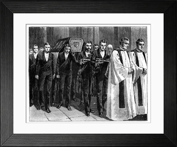 Framed Print : Prince Alberts funeral, 1861 Framed Print : Prince Alberts funeral, 1861
