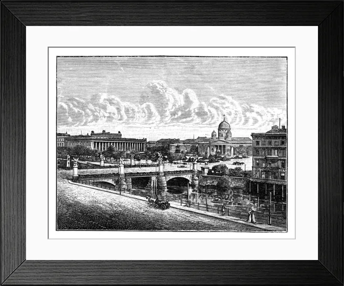 Framed Print : The Palace Bridge and Pleasure Garden, Berlin, Germany Framed Print : The Palace Bridge and Pleasure Garden, Berlin, Germany