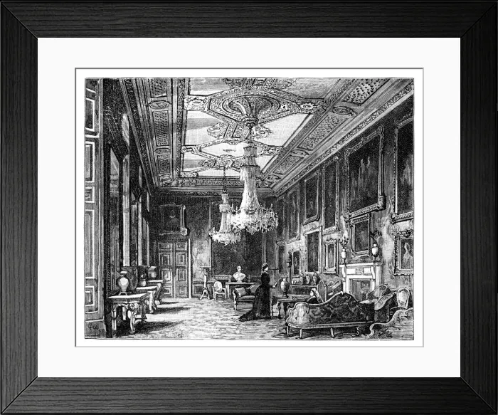 Framed Print : The Vandyke Room, Windsor Castle Framed Print : The Vandyke Room, Windsor Castle