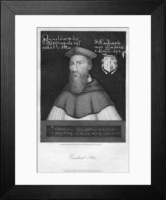 Framed Print : Cardinal Pole, Archbishop of Canterbury, 16th century (1805). Artist: W Maddocks Framed Print : Cardinal Pole, Archbishop of Canterbury, 16th century (1805). Artist: W Maddocks