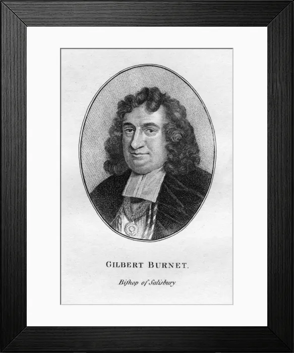 Framed Print : Gilbert Burnet, Scottish theologian and historian Framed Print : Gilbert Burnet, Scottish theologian and historian