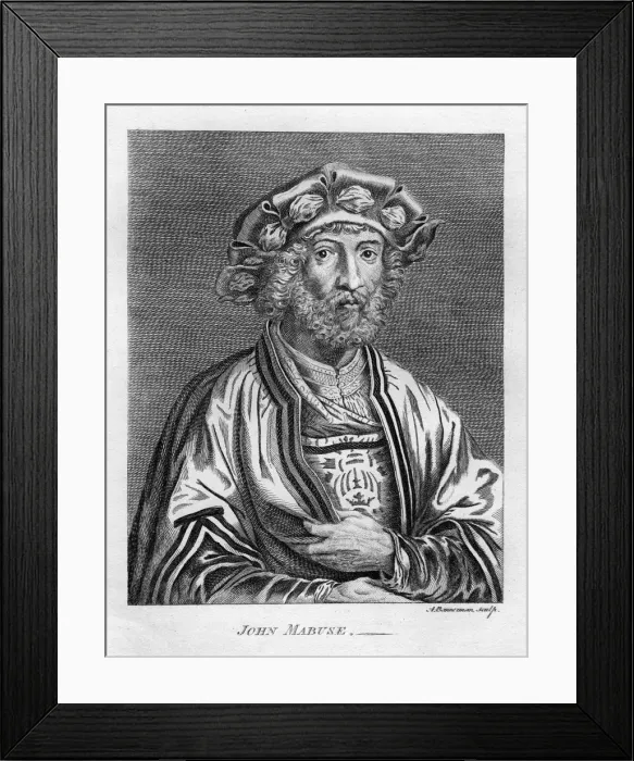 Framed Print : Jan Mabuse, 16th century Flemish artist, late 18th century(?). Artist: A Bannerman Framed Print : Jan Mabuse, 16th century Flemish artist, late 18th century(?). Artist: A Bannerman