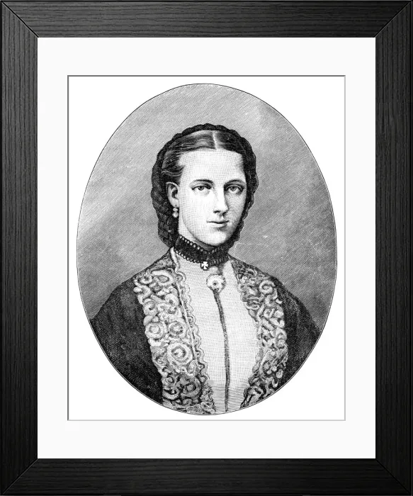Framed Print : Alexandra, Princess of Wales, late 19th century Framed Print : Alexandra, Princess of Wales, late 19th century