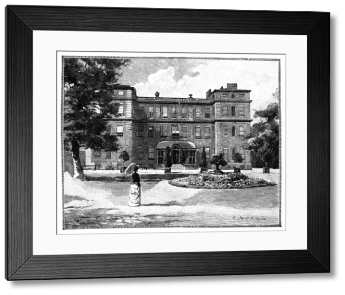 Framed Print : Marlborough House, London. Artist: CA Wilkinson Framed Print : Marlborough House, London. Artist: CA Wilkinson