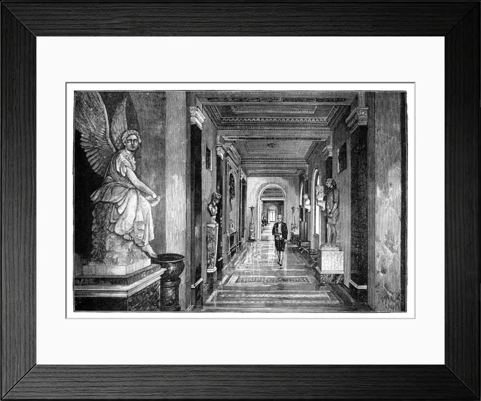 Framed Print : Corridor, Osborne House Framed Print : Corridor, Osborne House